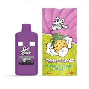 Ghost Vape – Blueberry Cookies Georgia Pie – 2000mg 1g 1g THC VAPE 2