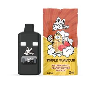 Ghost Vape – Watermelon Z Peanut Butter Breath – 2000mg 1g 1g THC VAPE5