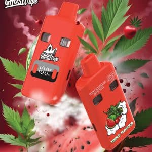 Ghost Vape – Watermelon Zlushie Black Cherry Fizz – 2000mg 1g 1g THC VAPE