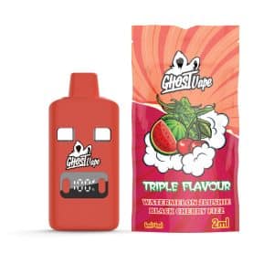 Ghost Vape – Watermelon Zlushie Black Cherry Fizz – 2000mg 1g 1g THC VAPE 4