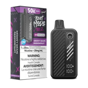 Flavour Beast Mode Max K Groovy Grape Passionfruit Iced